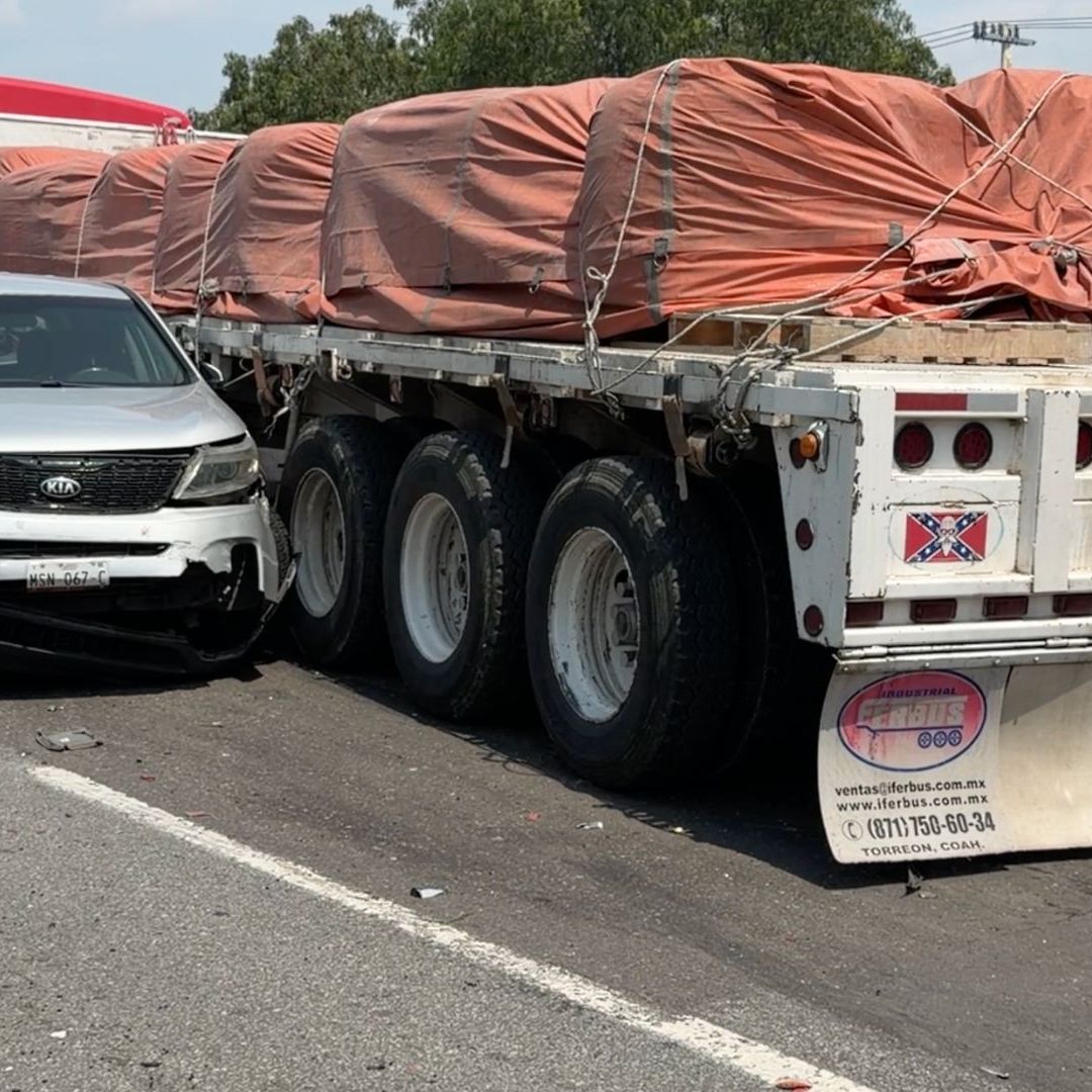 Choque Múltiple por Camión Sin Frenos en la México–Querétaro